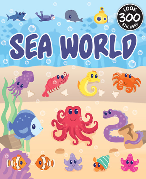 Sticker Books Sea World 300 Stickers (F02D31)
