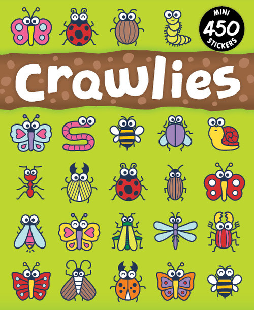 Sticker Books Crawlies 450 Stickers (F03D15)