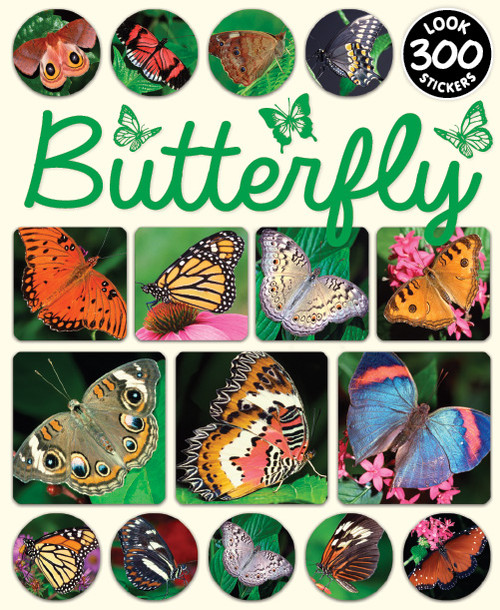 Sticker Books Butterfly 300 Stickers (F03D08)