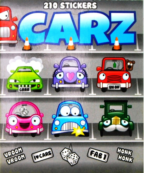 Sticker Books Carz 210 Stickers (F01D18)