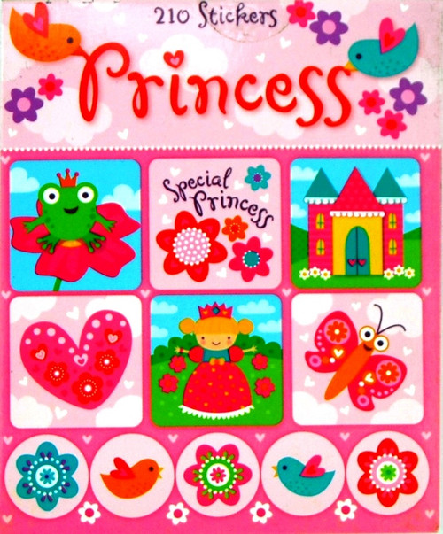 Sticker Books Princess 210 Stickers (F01D34)