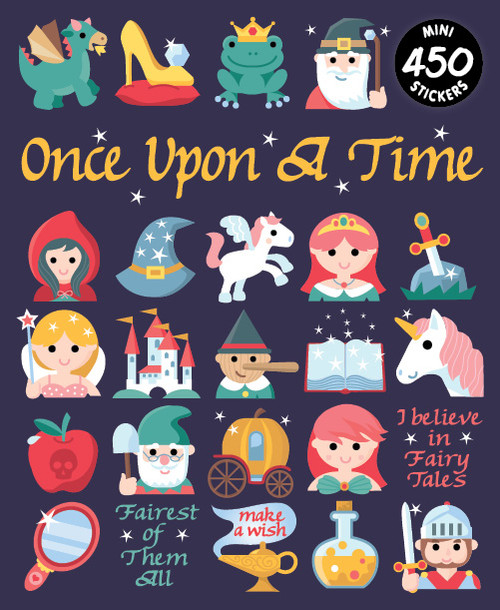 Sticker Books Once Upon A Time 450 Mini Stickers (F03D17)
