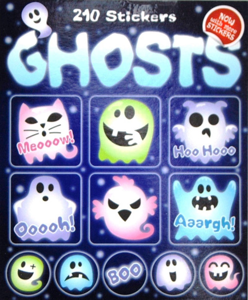 Sticker Books Ghosts 210 Stickers (F04D15)