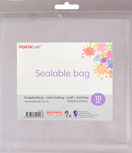 Sealable Bags 311x311mm 10pk (Product #125168)