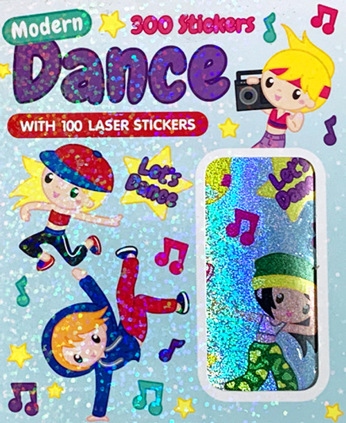 Sticker Books Dance 200 Stickers & 100 Laser Stickers (F05D20)