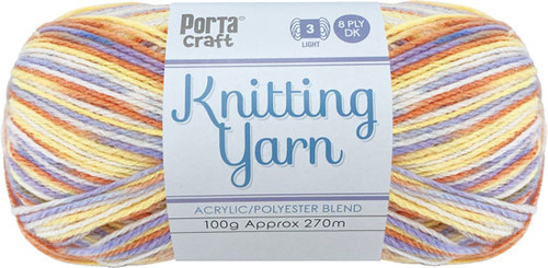 Knitting Yarn 100g 270m 8ply Multi 04 Autumn (Product # 189535)