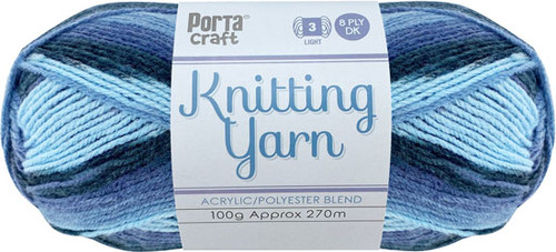 Knitting Yarn 100g 270m 8ply Multi Whirlpool (Product # 189733)