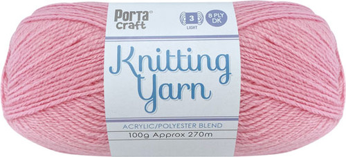 Knitting Yarn 100g 270m 8ply Solid Princess (Product # 189160)