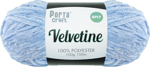 Velvetine Yarn 100g 150m Bright Blue (Product # 195314)