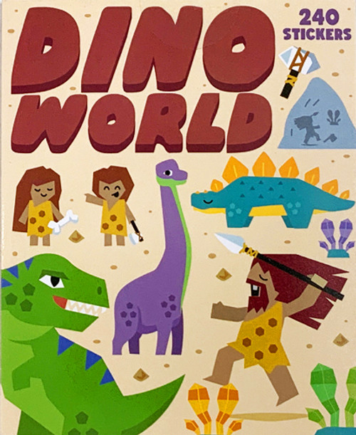 Sticker Books Dino World 240 Stickers (F06D47)