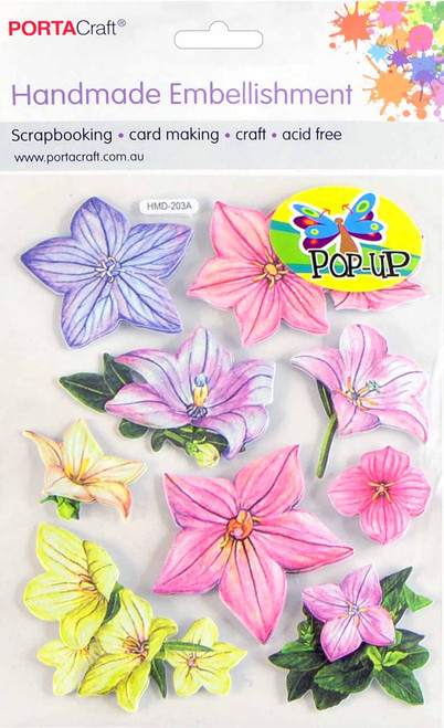 Handmade Embellishment Pop Up Lily (Product # 084465.3C)
