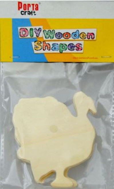 Wooden Shapes Peacocks 4 Pack (Product # 077894)