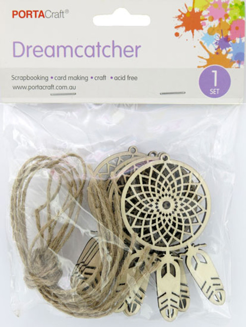 Dreamcatcher Wooden  4.5cm 6 Pieces (Product # 161791)