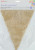 Burlap Pennants 200x250mm 2pk Triangle (Product # 138342)