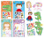 Sticker Kit Dress Ups 4 Assorted (Random Picked) Designs (Product # 155493)