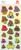 Sticker Sheets #8 Emoji (Design L) 2 Sheets (Product # 128152.08L)