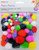 Pom Poms 100pk Multi Colour Multi Sizes (Product # 139264)