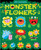 Sticker Books Monster Flowers 210 Stickers (F01D55)