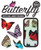 Sticker Books Butterfly 200 Stickers & 100 Laser Stickers (F02D36)