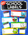 Sticker Books School Labels 120 Stickers (F04D40)