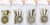 Dreamcatcher Wooden 10cm 4 Pack 4 Assorted (Random Picked) Designs (Product # 180228)