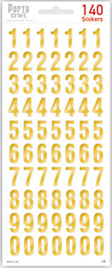 Sticker Sheets #033 Numeric (Design E) 2 Sheets (Product # 128152.33E ...