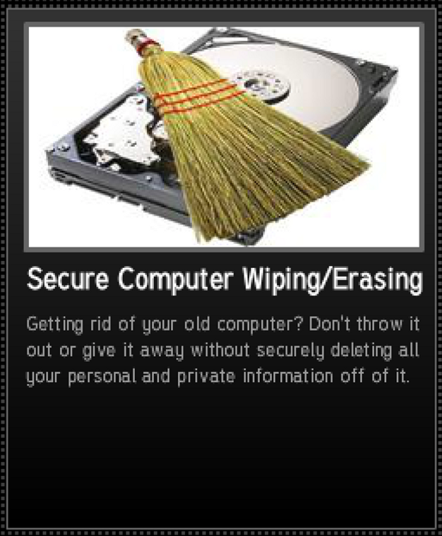 Secure Computer Wiping/Erasing
