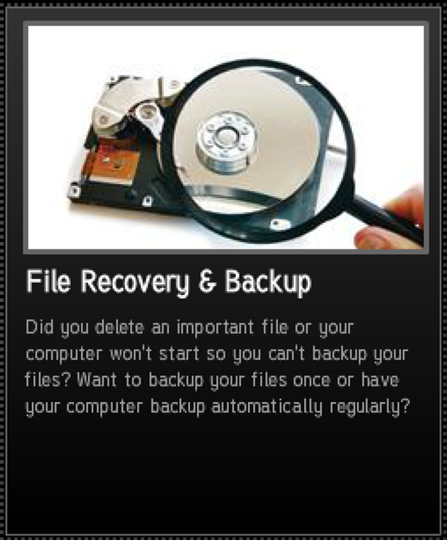 File Recovery & Backup