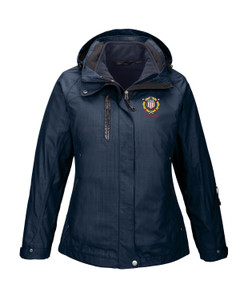 Ladies 3-in-1 Referee Jacket with Soft Shell Liner Ladies 3-in-1 Referee Jacket with Soft Shell Liner