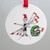 Ornament - oar elf, rowing Santa PEP cartoon