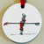 Ornament - Santa bearing gifts and rowing oars Ornament - Santa bearing gifts and rowing oars