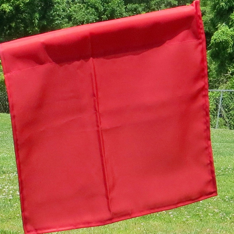 Red rowing referee flag