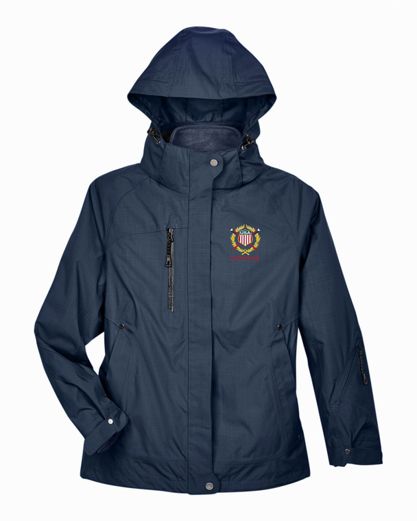 Ladies 3-in-1 Referee Jacket with Soft Shell Liner