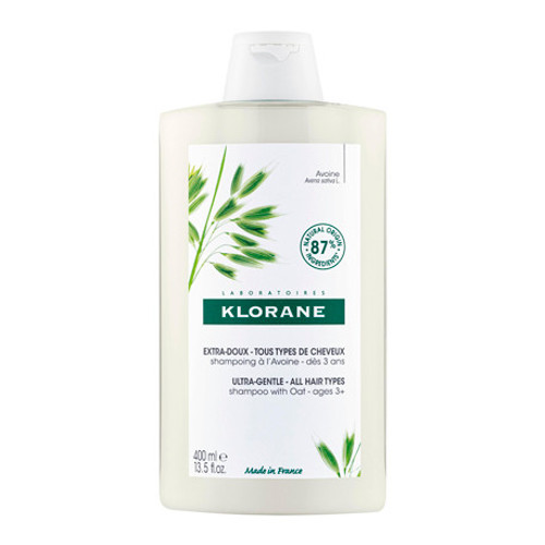 Klorane champú extrasuave a la leche de avena