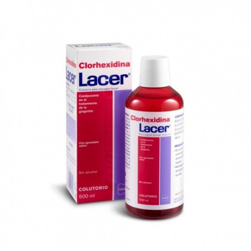 Lacer colutorio clorhexidina 500 mL
