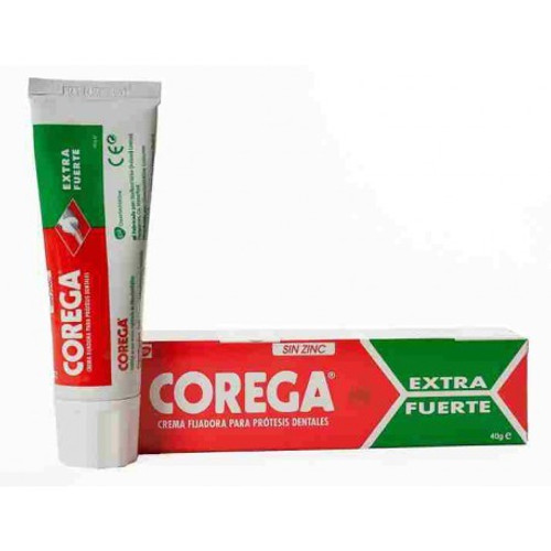 Corega ultra crema extra fuerte adhesivo prótesis dental 40 g