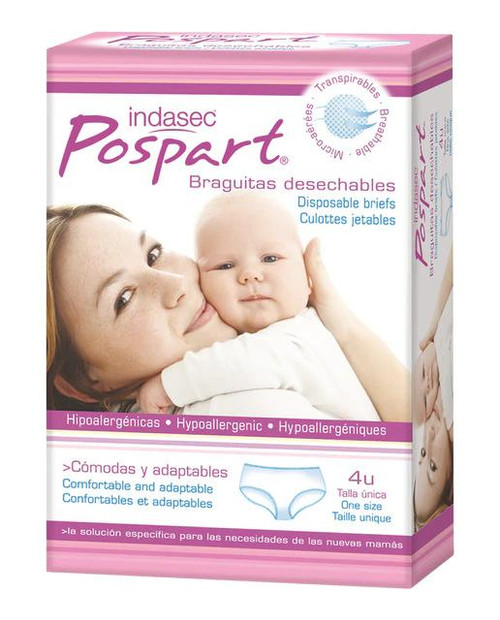 Braguitas desechables talla única indasec postpart