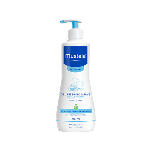 Mustela gel de baño suave 500 mL