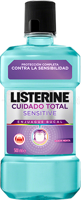Listerine cuidado total sensitive, 500 mL