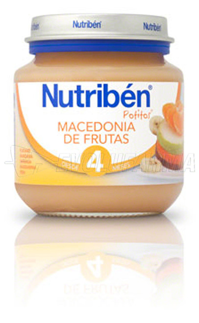 Nutriben potito inicio macedonia de frutas, 130 g