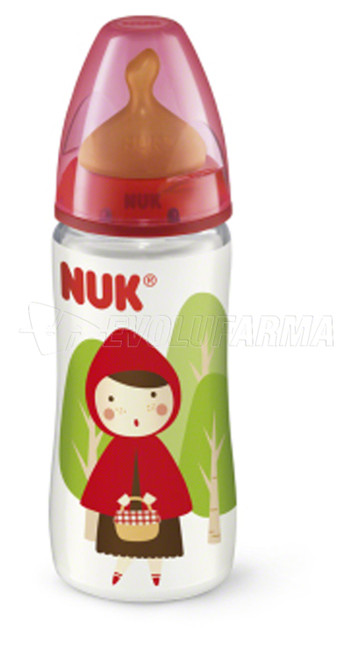 Nuk first choice, biberón érase una vez -latex-. capacidad 300 mL.