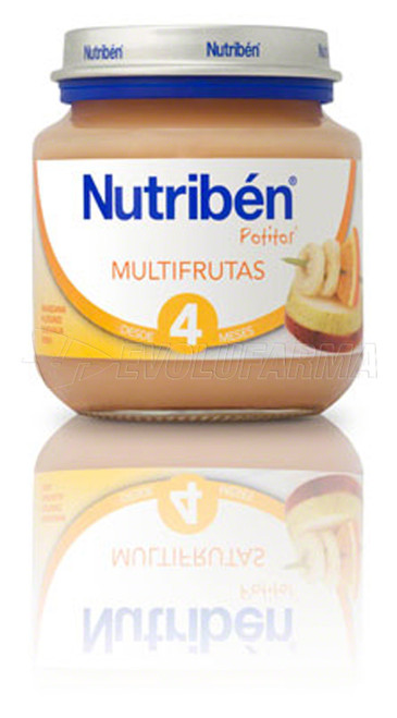 Nutriben bebé multifrutas. envase de 130 g.