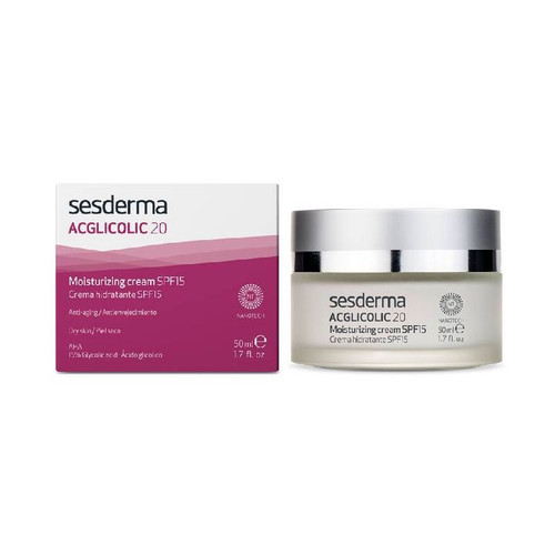 Sesderma acglicolic 20 crema hidratante SPF 15, 50 mL