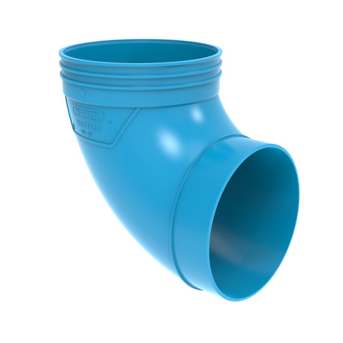 PVC Vent. Bocht 90° BL 160 M/S