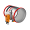 Brandkleppen rond
