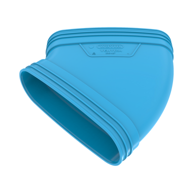 PVC Vent. Bocht 45° BL 195 M/M