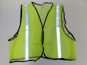 Lime Green Fitted  Mesh Safety Vest, X-Large  16308-0004