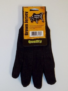 Brahma Quality Brown Jersey Glove  WA7530A