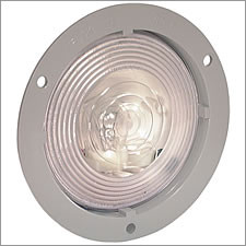 Truck Lite Model 40 Gray Flange Kit, clear, 12V - 40024