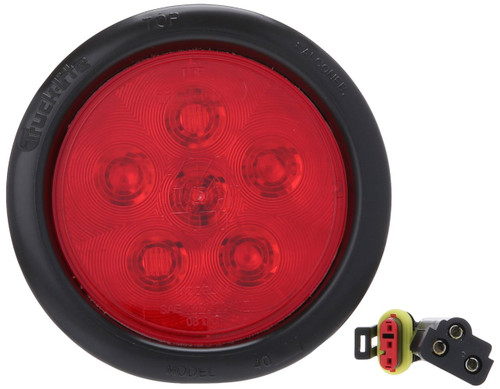 Truck Lite Super 44 , Stop/Turn/Tail, LED 4'' Sealed, 6, 17 & 42 Diode Pattern 44030R